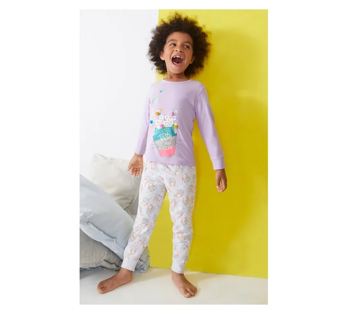 Pijama Niña M/L P/L Popcorn