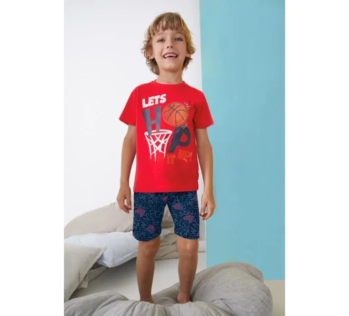 Pijama Niño M/C P/C Hop