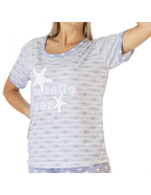 Pijama Sra M/C Modelo 4030 Estrellas