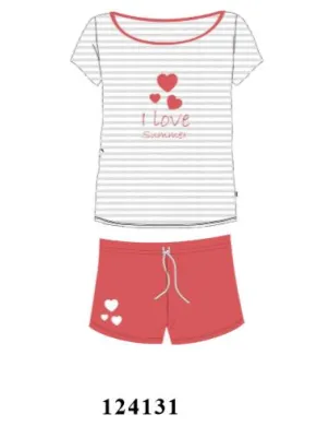 Pijama Niña M/C I Love Summer