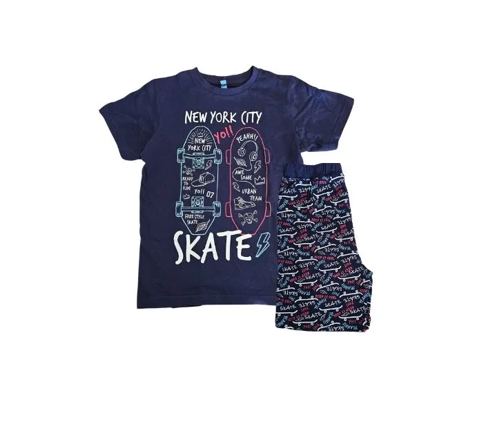 Pijama Niño M/Corta Nyc Skate