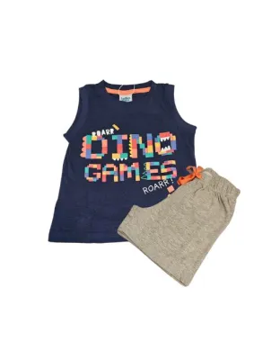 Pijama Niño S/M P/C Dino Games