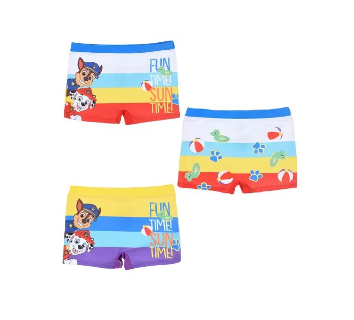 Boxer Baño Niño Patrulla