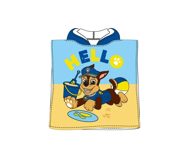 Poncho Playa Paw Patrol