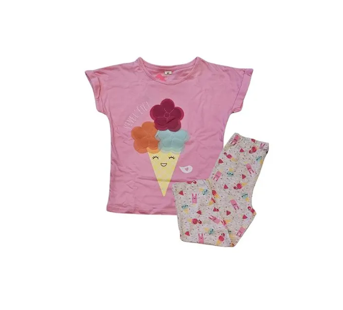 Pijama Niña M/C Pant Pirata Ice Cream