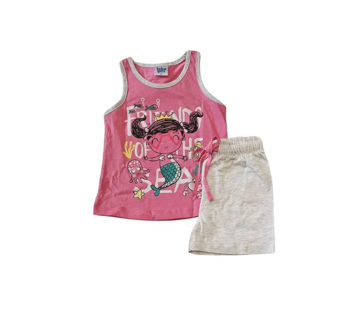 Pijama Inf Niña Tirantes P/C Sirenita