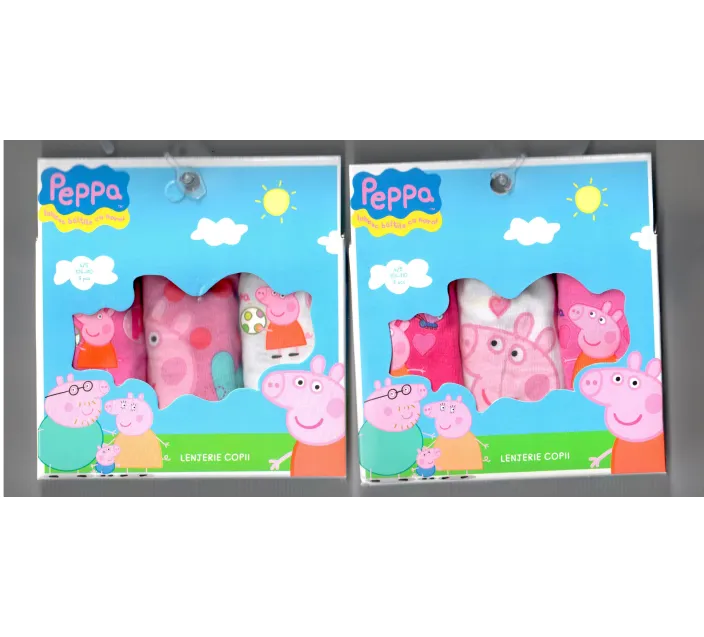 Pack 3 Braguitas `Peppa Pig