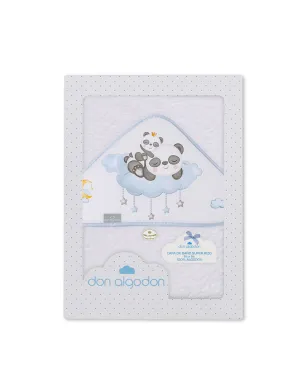 Capa De Baño Don Algodon Panda Nube