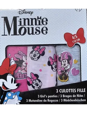 Pack 3 Braguitas Minnie