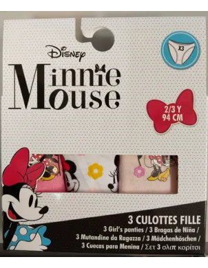 Pack 3 Braguitas Minnie