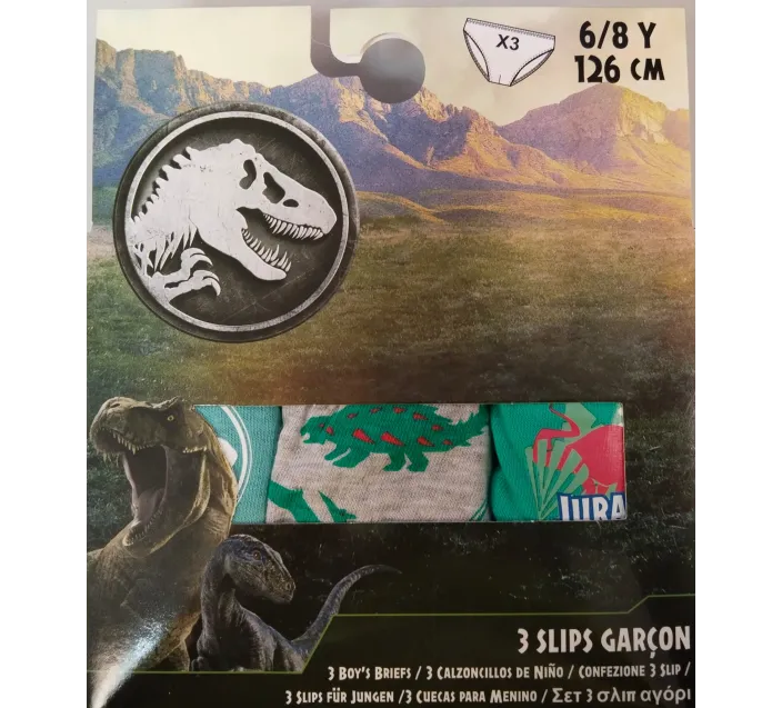 Pack 3 Slips Jurassic World