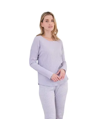 Pijama Sra Gris Invierno